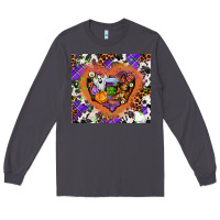 Smoke halloween heart Long Sleeve Tee - AdoDesignShop