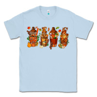 Dusty Blue thanksgiving coffee cups with gnomes bbs Classic Tee - BundleAndBundleShop
