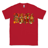 Red thanksgiving coffee cups with gnomes bbs Classic Tee - BundleAndBundleShop
