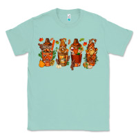 Seafoam thanksgiving coffee cups with gnomes bbs Classic Tee - BundleAndBundleShop