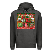 Charcoal Heather be merry tumbler Premium Hoodie - BundleAndBundleShop