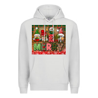 Dove Grey be merry tumbler Premium Hoodie - BundleAndBundleShop