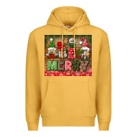 Mustard be merry tumbler Premium Hoodie - BundleAndBundleShop