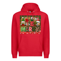 Red be merry tumbler Premium Hoodie - BundleAndBundleShop