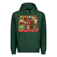 Sports Green be merry tumbler Premium Hoodie - BundleAndBundleShop