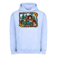 Pigment Grape Ice western barn with farm animals Urban Hoodie - RanaPortraitStore
