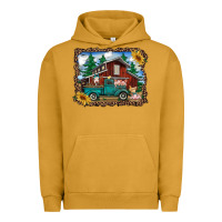 Western Barn With Farm Animals Urban Hoodie | Teevron