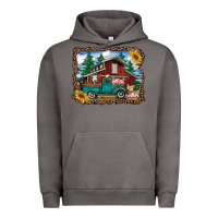 Pigment Tornado western barn with farm animals Urban Hoodie - RanaPortraitStore
