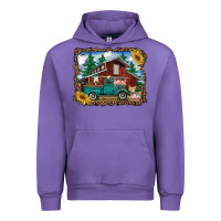 Tulip western barn with farm animals Urban Hoodie - RanaPortraitStore