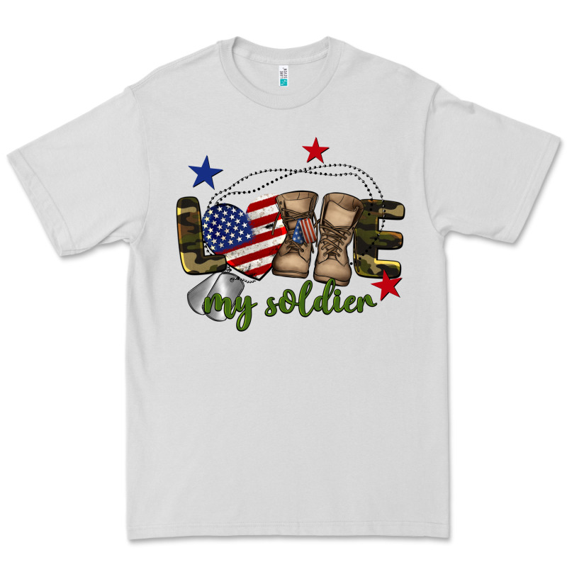 Love My Soldier Premium Tee by BarkalooDesign | Teevron