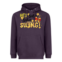 Plum softball sister Heavyweight Hoodie - MaliasSmallBusiness