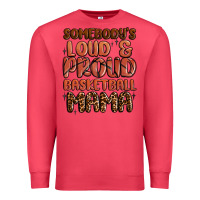 Cardinal somebodys loud and proud basketball mama Premium Sweatshirt - MaliasSmallBusiness