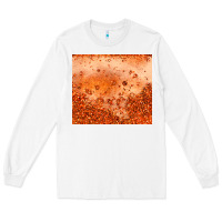 White orange glitter tumbler Long Sleeve Tee - JahusDesignShop