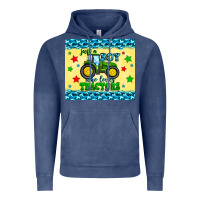 Vintage Denim just a boy who loves tractors Vintage Hoodie - Zillion Design Studio