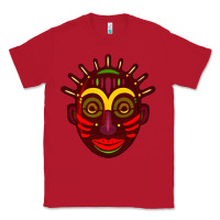 Red african masks 2 Classic Tee - BundleAndBundleShop
