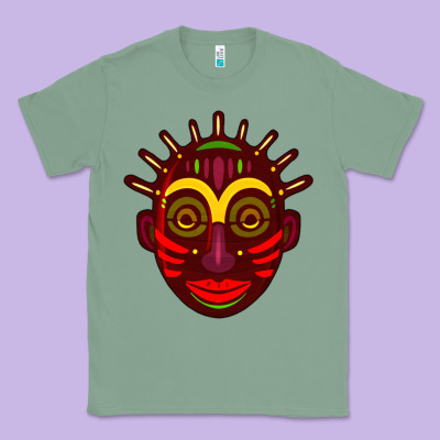 African Masks 2 Classic Tee Designed By Bundleandbundleshop