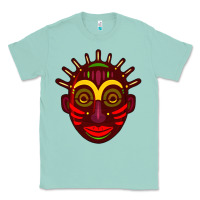 Seafoam african masks 2 Classic Tee - BundleAndBundleShop