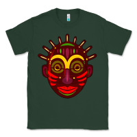 Sports Green african masks 2 Classic Tee - BundleAndBundleShop