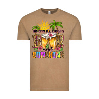Vintage Coffee the only b.s. i need is beer and sunshine Vintage Tee - Zillion Design Studio
