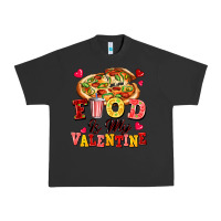 Pigment Black food is my valentine Urban Heavy Tee - FaDigitalArtStudio
