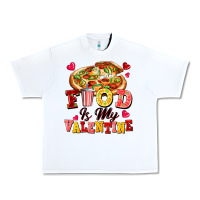 White food is my valentine Urban Heavy Tee - FaDigitalArtStudio