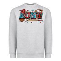 Heather Grey aunt baseball Heavyweight Sweatshirt - Zillion Design Studio