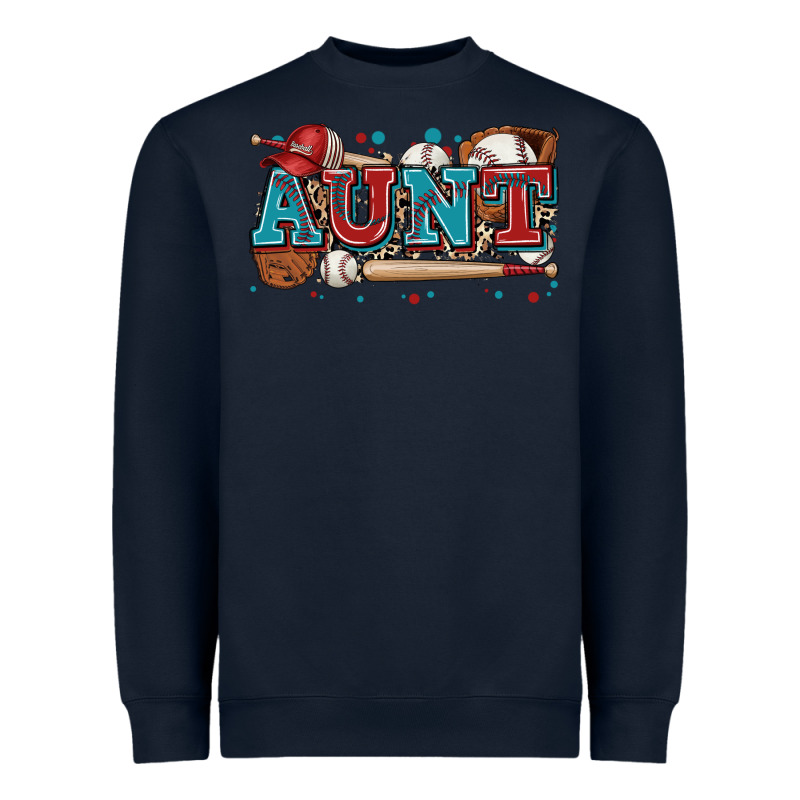 Aunt Baseball Heavyweight Sweatshirt by Zillion Design Studio | Teevron