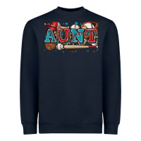 Navy aunt baseball Heavyweight Sweatshirt - Zillion Design Studio