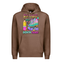 Chestnut rolling into eighth grade Premium Hoodie - BundleAndBundleShop