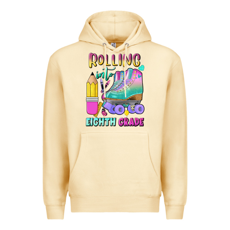 Rolling Into Eighth Grade Premium Hoodie by BundleAndBundleShop | Teevron