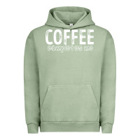 Pigment Oil Green Coffee Completes Me Urban Hoodie - Bettercallsaul