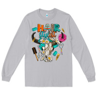 Moon Dust bullskull hairstlist Long Sleeve Tee - AdoDesignShop