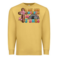 Antique Gold a lot can happen in 3 days Premium Sweatshirt - MaliasSmallBusiness