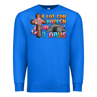 True Royal a lot can happen in 3 days Premium Sweatshirt - MaliasSmallBusiness