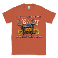 Copper i sew a piece of my heart into every quilt i make Classic Tee - AdoDesignShop