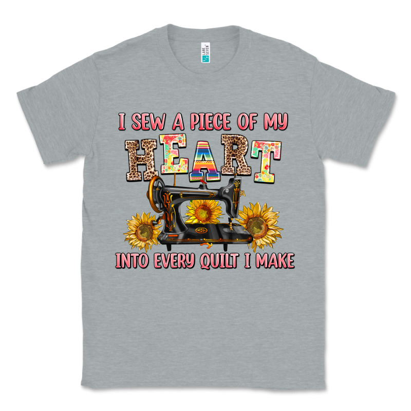 I Sew A Piece Of My Heart Into Every Quilt I Make Classic Tee by AdoDesignShop | Teevron