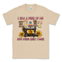 Mushroom i sew a piece of my heart into every quilt i make Classic Tee - AdoDesignShop