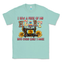 Seafoam i sew a piece of my heart into every quilt i make Classic Tee - AdoDesignShop