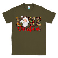 Army Green Love Christmas Santa Classic Tee - JahusDesignShop
