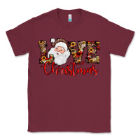 Burgundy Love Christmas Santa Classic Tee - JahusDesignShop