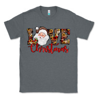Charcoal Heather Love Christmas Santa Classic Tee - JahusDesignShop