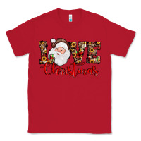 Red Love Christmas Santa Classic Tee - JahusDesignShop