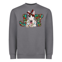 Storm Christmas joy bull terrier Heavyweight Sweatshirt - RanaPortraitStore