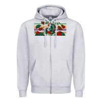 Heather Grey flamenco dancer libbey glass Zipper Hoodie - BundleAndBundleShop