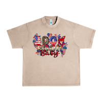 French Oak Boom boom baby 4th of july Urban Heavy Tee - CowGirlArtShop