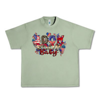 Oil Green Boom boom baby 4th of july Urban Heavy Tee - CowGirlArtShop