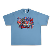 Pebble Blue Boom boom baby 4th of july Urban Heavy Tee - CowGirlArtShop