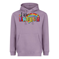 Lavender i am enough lgbt Heavyweight Hoodie - MaliasSmallBusiness