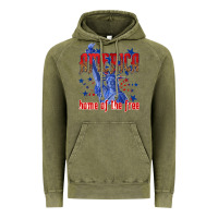 Vintage Olive America home of the free Vintage Hoodie - texasbilliewilder