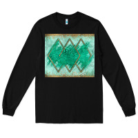 Black green glitter Long Sleeve Tee - JahusDesignShop